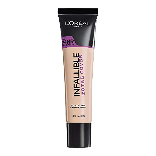 L Oreal Paris Infallible Total Cover Foundation Natural Beige 1 fl oz L Oreal Paris Infallible Total Cover Foundation Natural Beige 1 fl oz