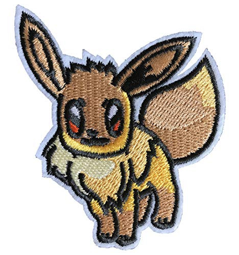 Karma Patch Viedio Game Character Eevee Embroidered Iron on or Sew on Patch