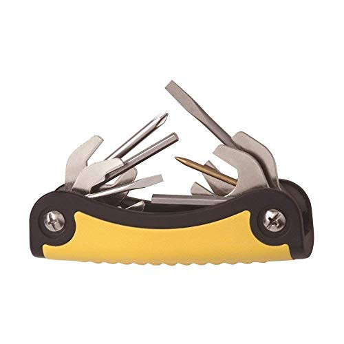 Innovative Scuba Concepts New T 2 Scuba Toolpack Multi Tool for Repairing   Adjusting Scuba Diving Regulators  11 Stainless Steel Tools  Black Yellow