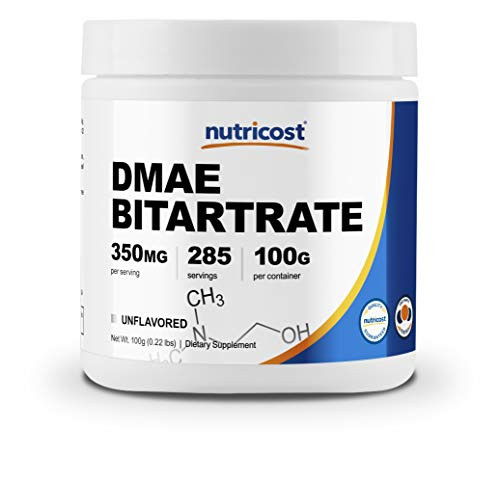Nutricost Pure DMAE Bitartrate Powder 100 Grams