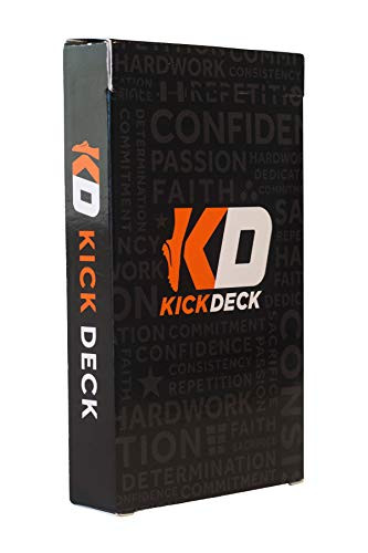 Kick Deck Soccer Training Program   52 Card Training Deck to Improve Technique Juggling Strength and Core