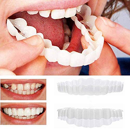 Perfect Smile Whitening Teeth Snap On Instant Comfortable Flexible Perfect Veneers   Works for TOP and BOTTOM Teeth Veneers