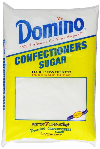 Domino Pure Cane Confectioners Sugar 10 X Powdered Sugar 7 Pound Bag