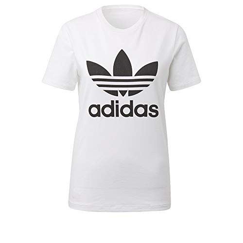 adidas Originals Women s Trefoil Tee White Black M adidas Originals Women s Trefoil Tee White Black M