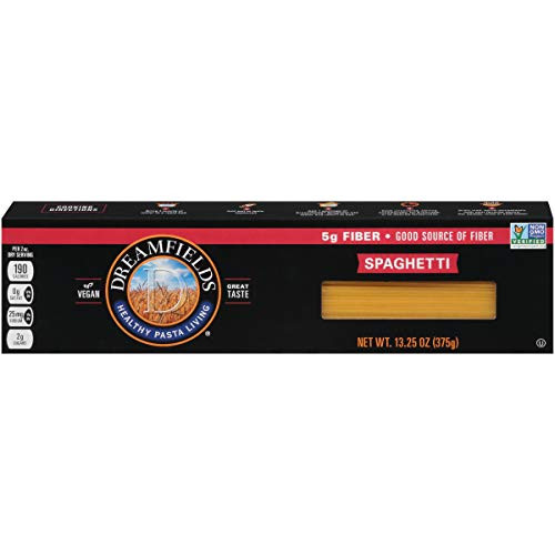 Dreamfields Healthy Pasta Living Spaghetti 1325 Ounce Boxes  Pack of 5