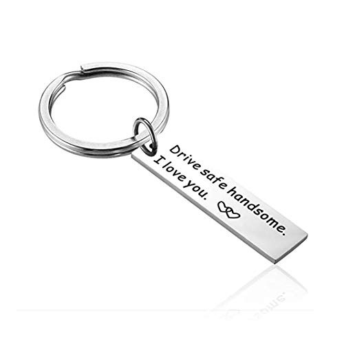 Drive Safe Keychain Handsome I Love You keychain for Boyfriend Dad gift Couple Keychain Fathers Day Gifts Keychain Trucker Husband gift Key Rings valentines day stocking stuffer I Love you Keychain Drive Safe Keychain Handsome I Love You keychain for Boyfriend Dad gift Couple Keychain Fathers Day Gifts Keychain Trucker Husband gift Key Rings valentines day stocking stuffer I Love you Keychain