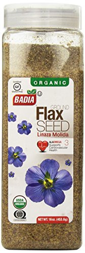 Badia Organic Flax Seed Ground 16 Ounce