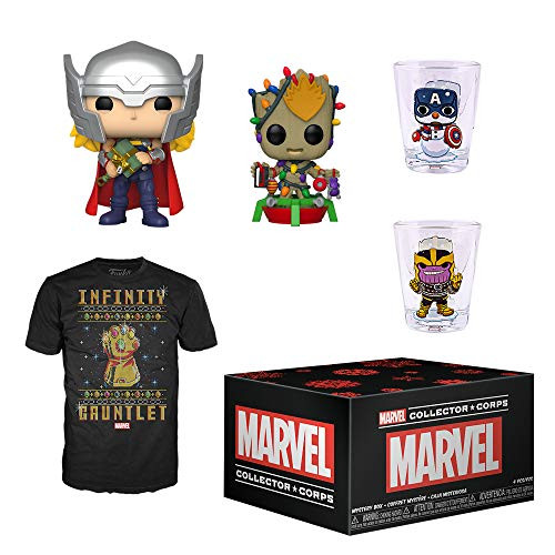 Funko Marvel Collector Corps Subscription Box Marvel Holiday Theme November 2019 Large T Shirt