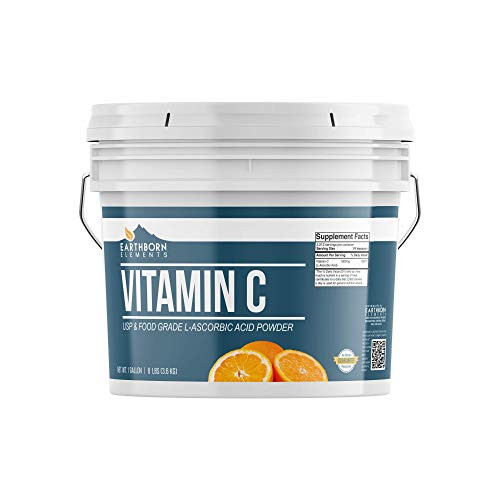 Earthborn Elements Vitamin C Powder L Ascorbic Acid Antioxidant Resealable Bucket 1 Gallon Earthborn Elements Vitamin C Powder L Ascorbic Acid Antioxidant Resealable Bucket 1 Gallon