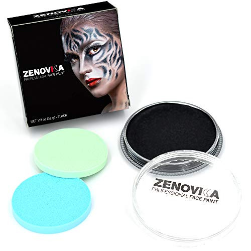 White Face Paint Kit Large Water Based Paints Halloween Makeup Kit Professional Face Paint Palette Face Paints Safe for Sensitive Skin White Body Paint 32g 113oz Black Face Paint White Face Paint Kit Large Water Based Paints Halloween Makeup Kit Professional Face Paint Palette Face Paints Safe for Sensitive Skin White Body Paint 32g 113oz Black Face Paint