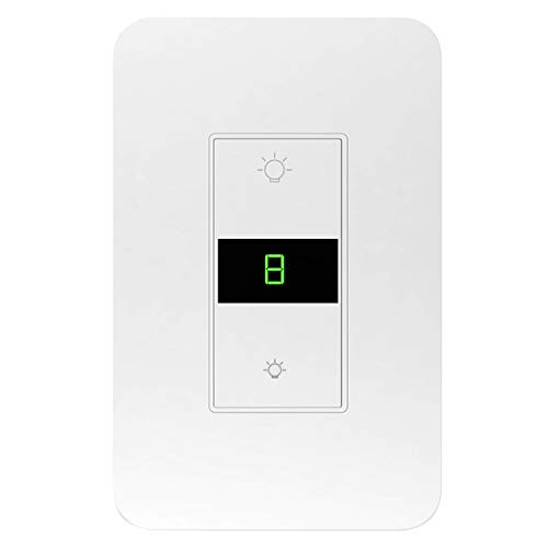 Smart Dimmer Switch WiFi Light Switch Dimmer Work with Alexa Google Home