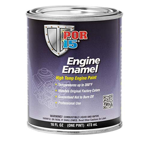 POR 15 42078 Chevrolet Blue Engine Enamel   1 pint