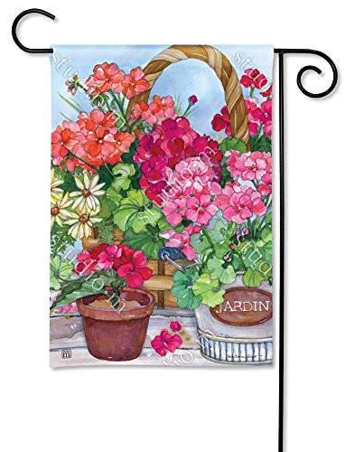 BreezeArt Magnet Works Ltd Geranium Variety Garden Flag