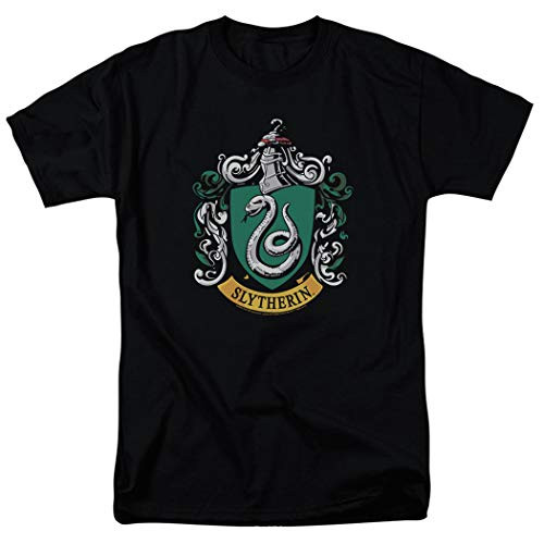 Popfunk Harry Potter Slytherin Logo Adult T Shirt   Stickers  Small  Black