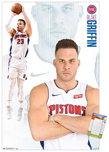 Trends International Poster Mount NBA Detroit Pistons   Blake Griffin 22375  x 34  Poster   Mount Bundle