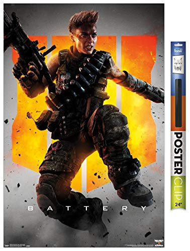 Trends International Poster Clip Call of Duty  Black Ops 4   Battery Key Art 22375  x 34  Poster   Clip Bundle