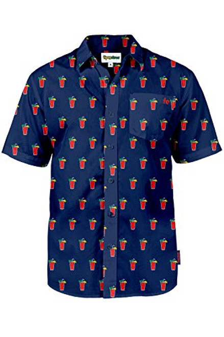 Tipsy Elves The Brunch Bro Hawaiian Shirt  Medium Tipsy Elves The Brunch Bro Hawaiian Shirt  Medium