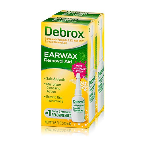Debrox Earwax Removal Drops Earwax 05oz Pack of 2