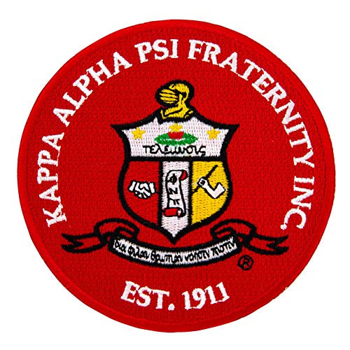 Kappa Alpha Psi Fraternity Seal Embroidered Applique Patch Sew or Iron On Greek Blazer Jacket Bag Nupe  Patch   Seal