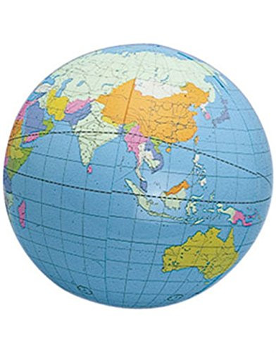 Toysmith Inflatable Globe Toy