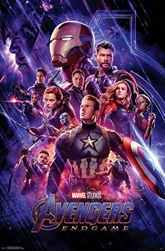 Trends International MCU Grid Marvel Cinematic Universe  Avengers  Endgame   One Sheet 22375  x 34  Premium Unframed