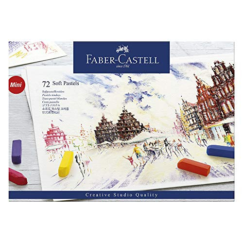 Faber Castel FC128272 Creative Studio Soft Pastel Crayons  72 Pack  Assorted