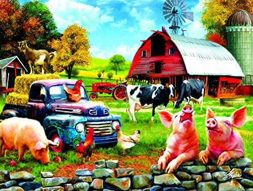 Farm Days 1000 pc Jigsaw Puzzle by SUNSOUT INC