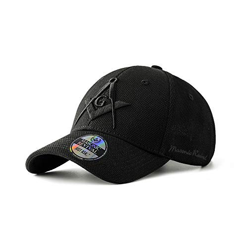 Masonic Revival   Noche Cap Hat  Adjustable Belt  Black