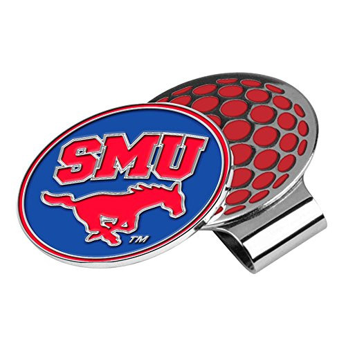 LinksWalker NCAA SMU Mustangs Golf Hat Clip with Ball Marker LinksWalker NCAA SMU Mustangs Golf Hat Clip with Ball Marker