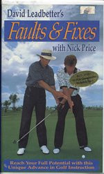 David Leadbetter s Faults   Fixeswith Nick Price   Video  VHS