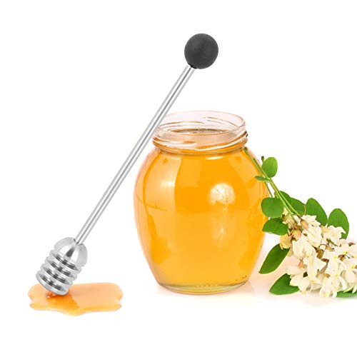 6 Honey Dipper Stick 304 Stainless Steel Honey Dipper Stirrer Mini Honey Spoon Dippers Kitchen Mixing Stiring and Dipping Tool Black 6 Honey Dipper Stick 304 Stainless Steel Honey Dipper Stirrer Mini Honey Spoon Dippers Kitchen Mixing Stiring and Dipping Tool Black