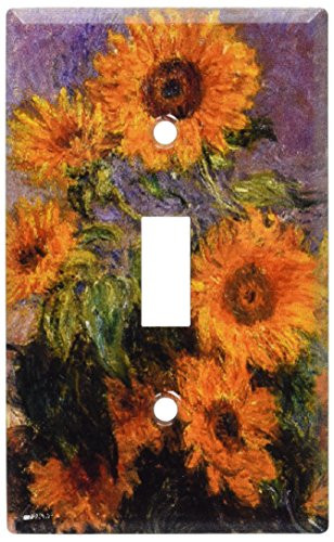 Art Plates - Monet: Sunflowers Switch Plate - Single Toggle
