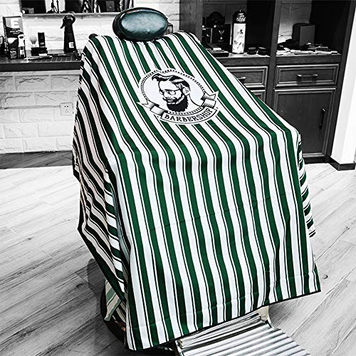 Professional barber capebarber suppliesHaircut Apron Polyester Salon hairdresser hair cutting capes?Green stripes?