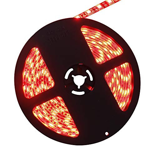 Lighten Glimmer Black PCB LED Strip DC12V Red Color SMD 5050 300 LEDs IP65 Waterproof LED Ribbon Rope Tape Lighten Glimmer Black PCB LED Strip DC12V Red Color SMD 5050 300 LEDs IP65 Waterproof LED Ribbon Rope Tape