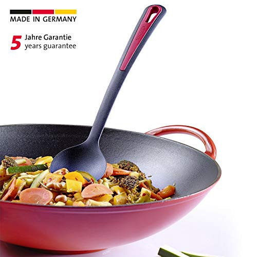 Westmark Germany Non Stick Thermoplastic Wok Spoon 124 inch  Red Black