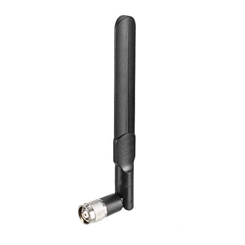 uxcell GSM GPRS WCDMA LTE Antenna 3G 4G 5dBi High Gain 780 960 1710 2700MHz RP TNC Male Connector Omni Direction Foldable Paddle Type