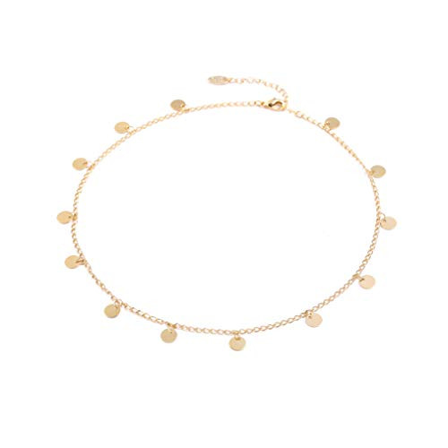 Hand Made Necklace Simple 14K Gold Plated Silver Plated Delicate Dainty Star and Bead Chain Chokers Necklace Thin Heart Pendant Necklace Perfect Gift for Mother s Day for Womens C Wafer Hand Made Necklace Simple 14K Gold Plated Silver Plated Delicate Dainty Star and Bead Chain Chokers Necklace Thin Heart Pendant Necklace Perfect Gift for Mother s Day for Womens C Wafer