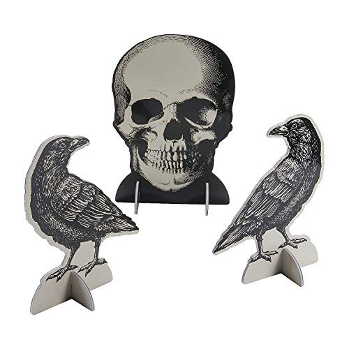 Fun Express Vintage Halloween Centerpiece - 3 Pieces