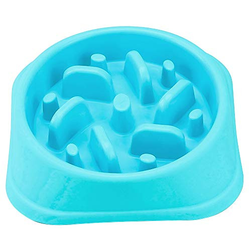 YLXT Dog Feeder Slow Eating Pet Bowl Interactive Bloat Stop Pet Bowl Durable Preventing Choking Healthy Design Dogs Cats Bowl