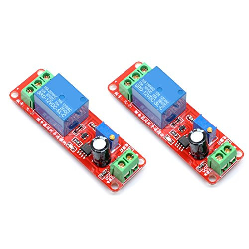 Willwin 2pcs 12V NE555 Oscillator Delay Adjustable Timer Relay Switch Module 0 10 Second