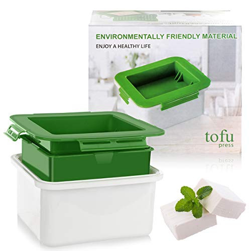 Tofu Press Easily Remove Water from Tofu for Better Taste Water Draining Dishwasher Safe Tofu Tub Dimension 47x38x15 Inches Tofu Press Easily Remove Water from Tofu for Better Taste Water Draining Dishwasher Safe Tofu Tub Dimension 47x38x15 Inches