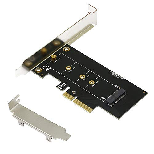 SINLOON NVMe PCI e Adapter NVME M2 to PCIE30X4Host Controller Expansion Card Support M Key SSD Type 2280 2260 2242 2230 Adapter Converter Black 1
