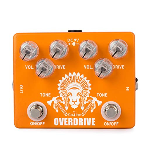 Caline CP 70 Dual Overdrive Guitar Effect Pedal True bypass Design