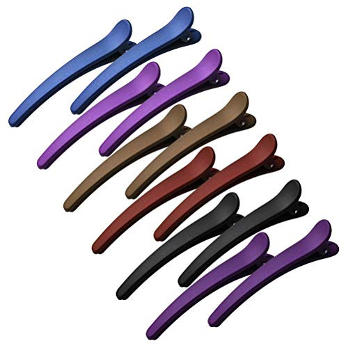 Pengxiaomei Styling Hair Clips 12 Pieces Plastic Non Slip Duckbill Clips Alligator Hair Barrettes Pins for Women Girls Pengxiaomei Styling Hair Clips 12 Pieces Plastic Non Slip Duckbill Clips Alligator Hair Barrettes Pins for Women Girls