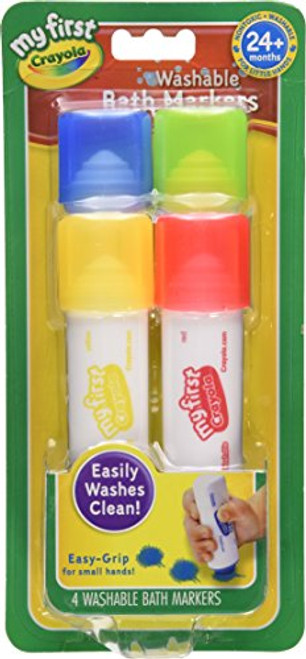 Crayola My First Crayola Bathtub Markers, 4 Count Crayola My First Crayola Bathtub Markers, 4 Count