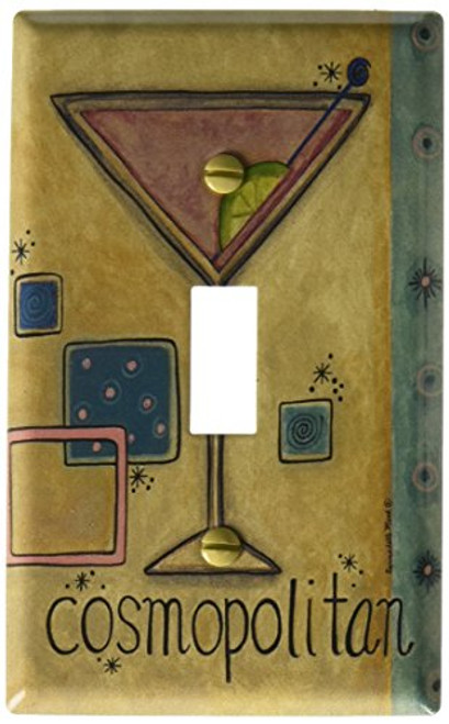 Art Plates - Cosmopolitan Switch Plate - Single Toggle Art Plates - Cosmopolitan Switch Plate - Single Toggle