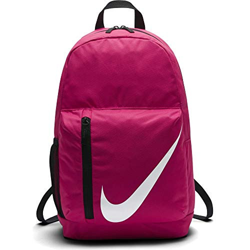 Nike Kids  Elemental Backpack Kids  Backpack with Comfort and Secure Storage Rush Pink Black White