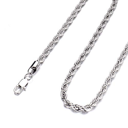 Men 3mm 26 Inch Necklaces Jewelry 