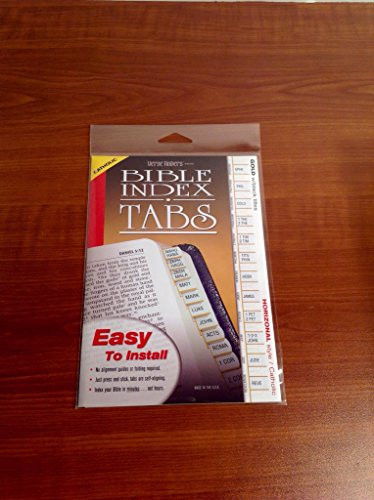 Creative Brands Verse Finder Catholic Bible Index Tabs Standard Gold