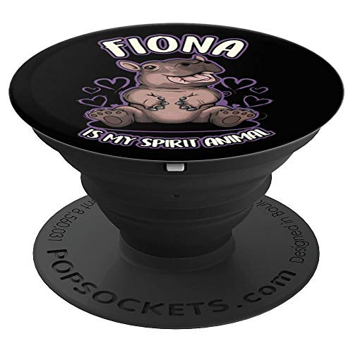Fiona The Hippo Spirit Animal  TeamFiona Baby Hippo PopSockets Grip and Stand for Phones and Tablets